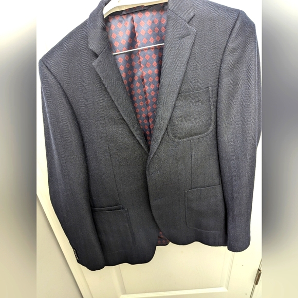 Men's Matinique Navy Blue Blazer - Picture 4 of 5